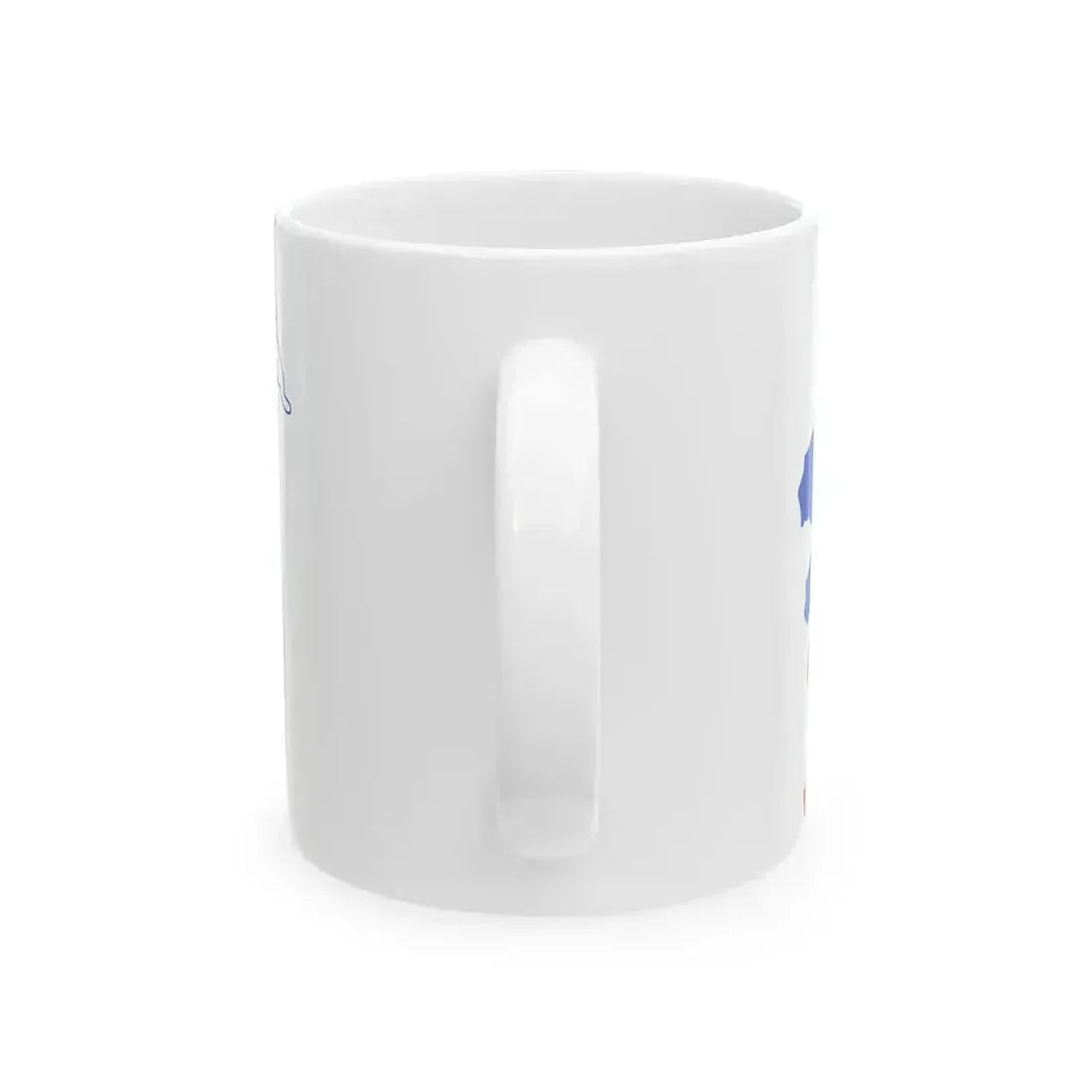 Flag map of Slovenia 1945-1991 (Slovenia) White Coffee Mug - Go Mug Yourself