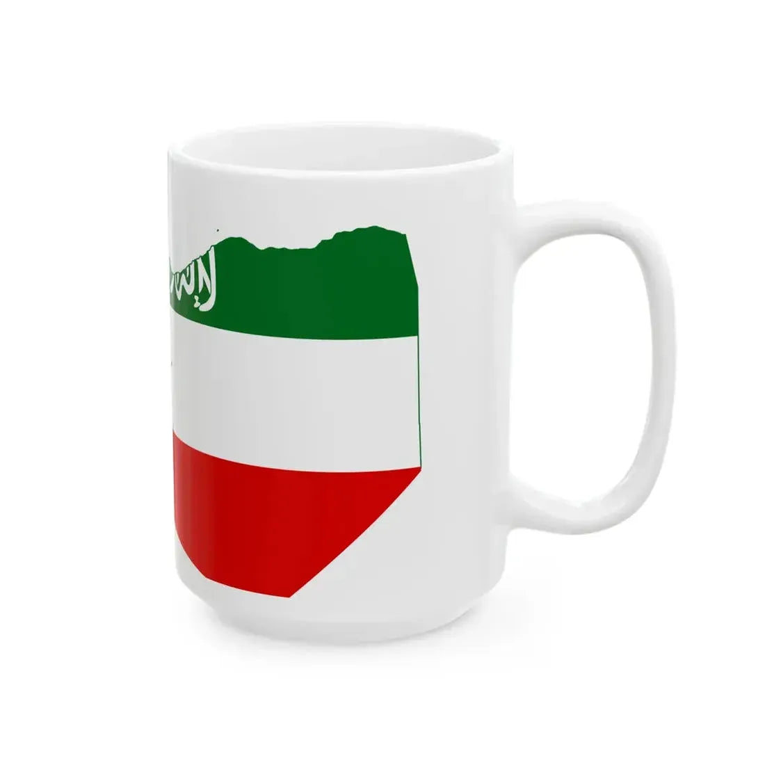 Flag-map of Somaliland (Mali) White Coffee Mug - Go Mug Yourself