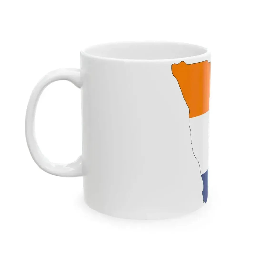 Flag map of South Africa 1928-1982 with South West Africa (South Africa) White Coffee Mug - Go Mug Yourself
