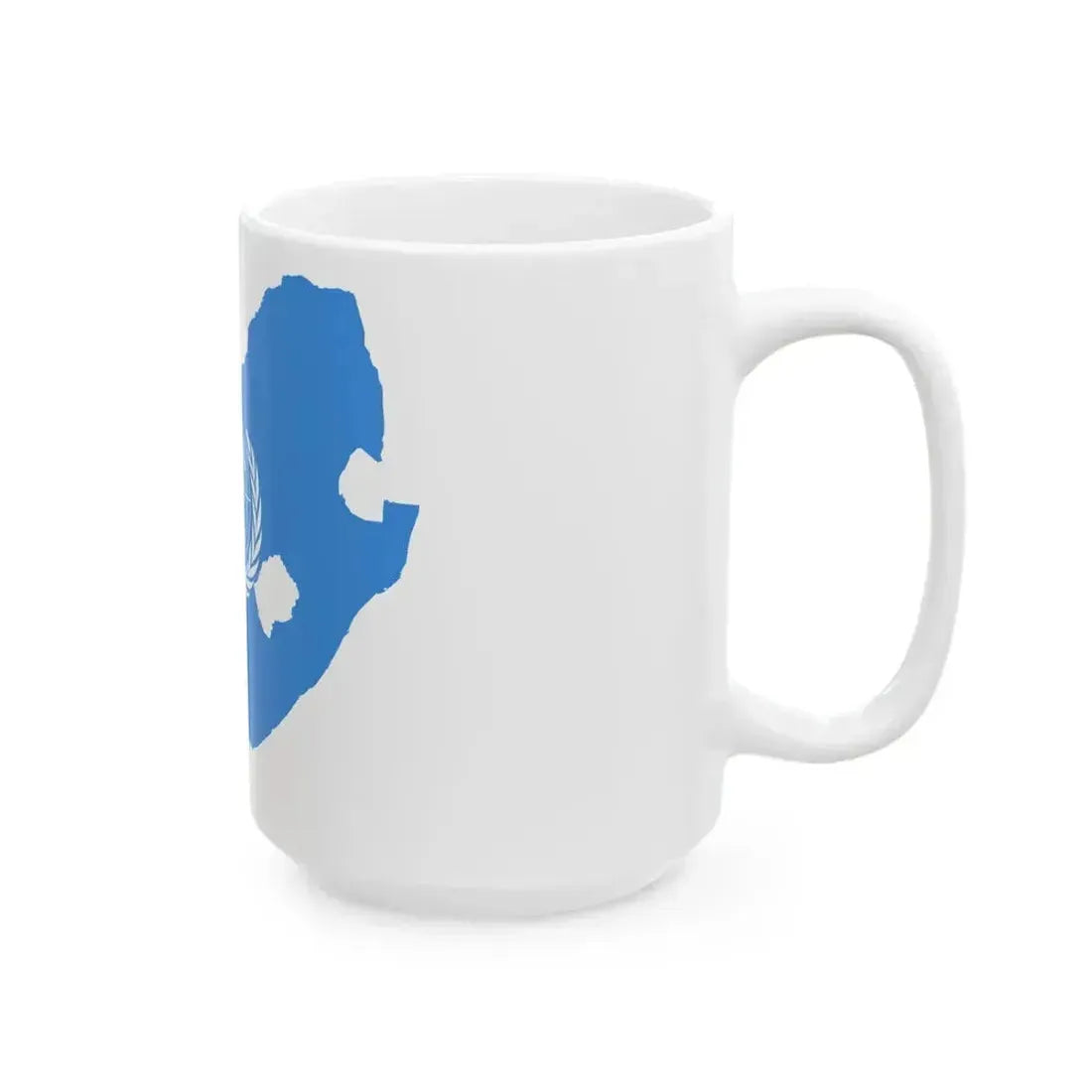 Flag map of South Africa United Nations (South Africa) White Coffee Mug - Go Mug Yourself