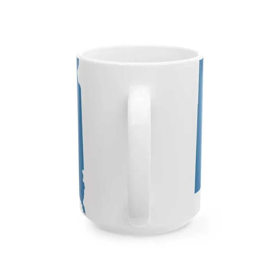 Flag-map of South Dakota (United States) White Coffee Mug - Go Mug Yourself