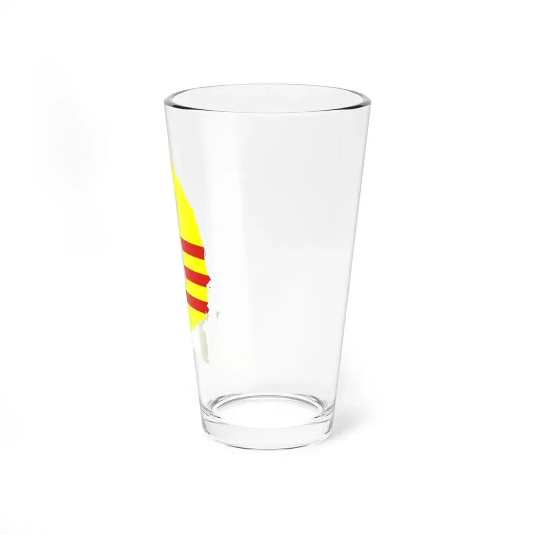Flag-map of South Vietnam (Vietnam) Pint Glass 16oz - Go Mug Yourself