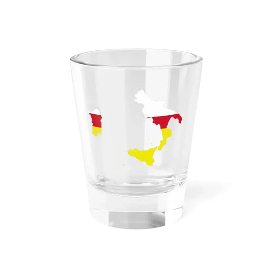 Flag map of Southern Italy (Italy) Shot Glass 1.5oz 1.5oz - Go Mug Yourself