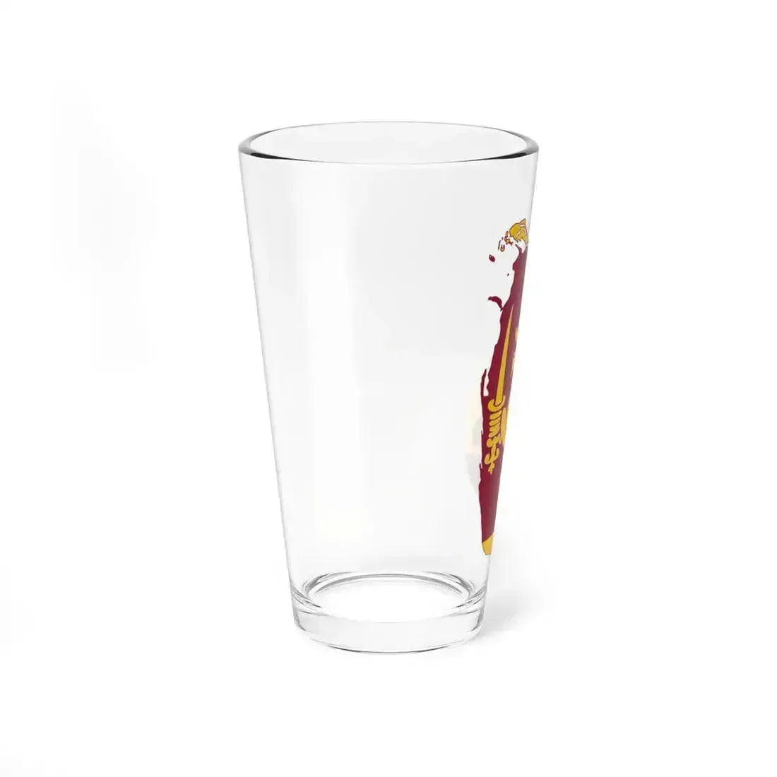 Flag map of Sri Lanka (Sri Lanka) Pint Glass 16oz - Go Mug Yourself