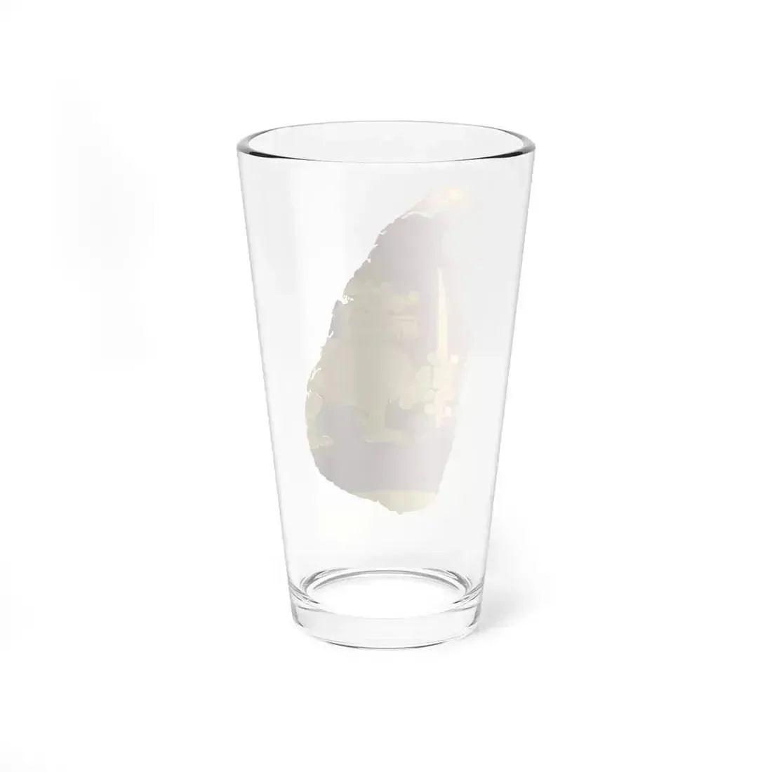 Flag map of Sri Lanka (Sri Lanka) Pint Glass 16oz - Go Mug Yourself