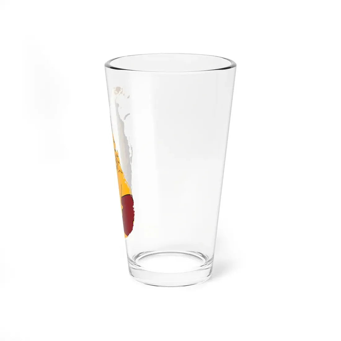 Flag-map of Sri Lanka (Sri Lanka) Pint Glass 16oz - Go Mug Yourself