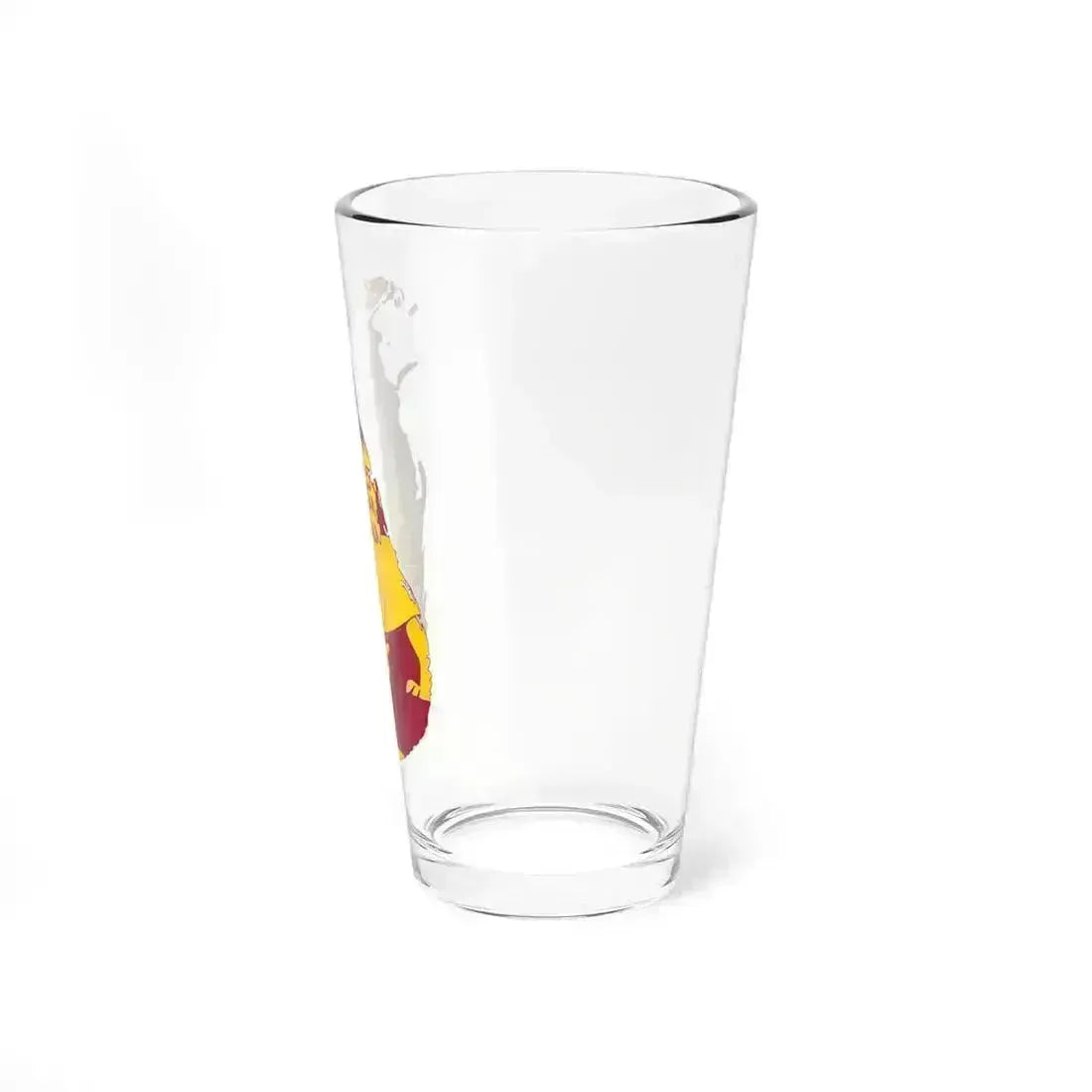 Flag map of Sri Lanka (Sri Lanka) Pint Glass 16oz - Go Mug Yourself
