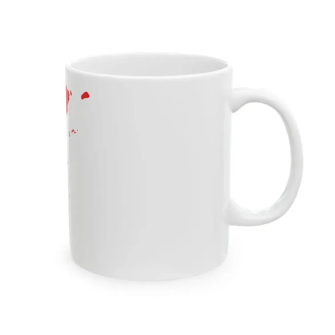Flag-map of Svalbard (Norway) White Coffee Mug - Go Mug Yourself