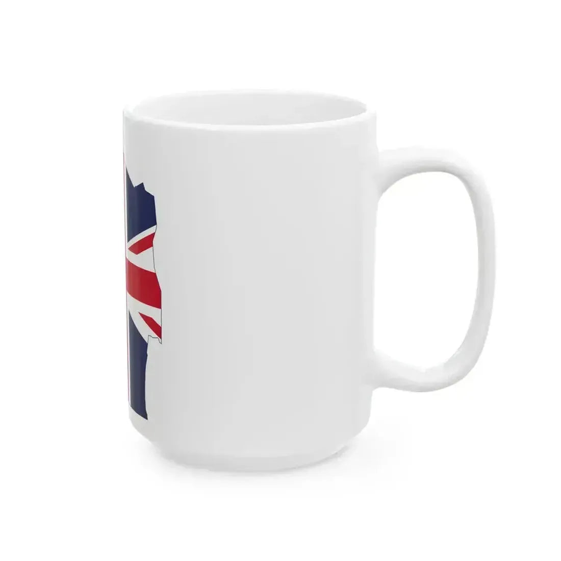 Flag map of Swaziland Protectorate 1902-1967 (Eswatini) White Coffee Mug - Go Mug Yourself