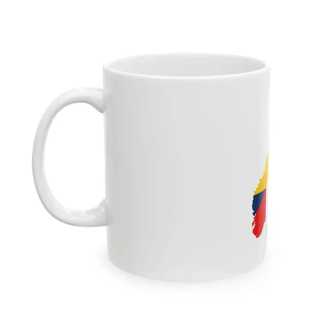 Flag-map of Sweden-Norway (Norway) White Coffee Mug - Go Mug Yourself