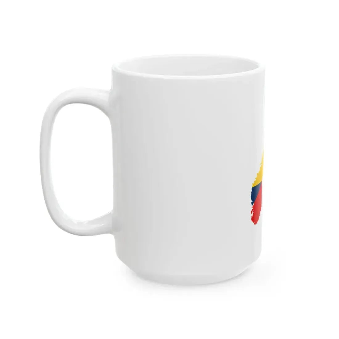 Flag-map of Sweden-Norway (Norway) White Coffee Mug - Go Mug Yourself