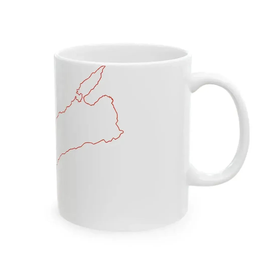 Flag map of Tavolara (Italy) White Coffee Mug - Go Mug Yourself