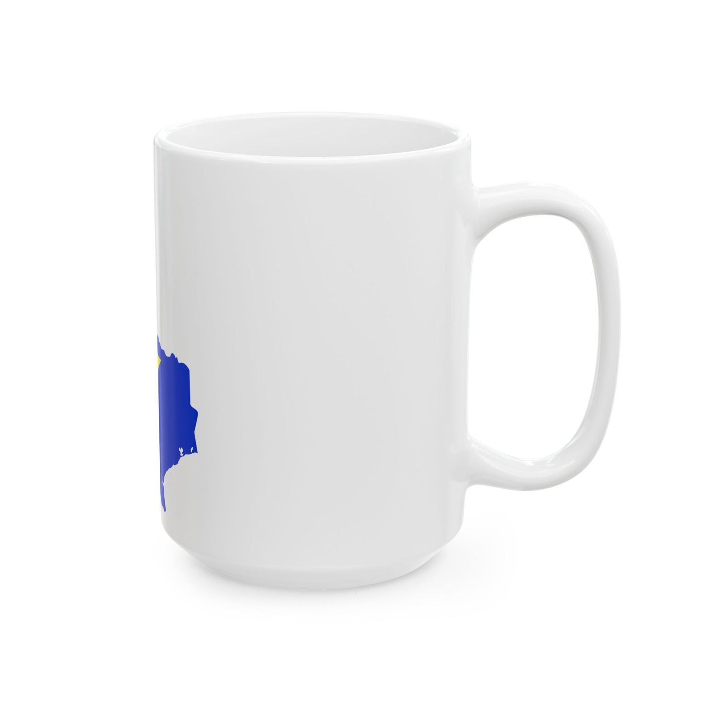 Flag-map of Texas 1836-1839 (United States) White Coffee Mug-Go Mug Yourself
