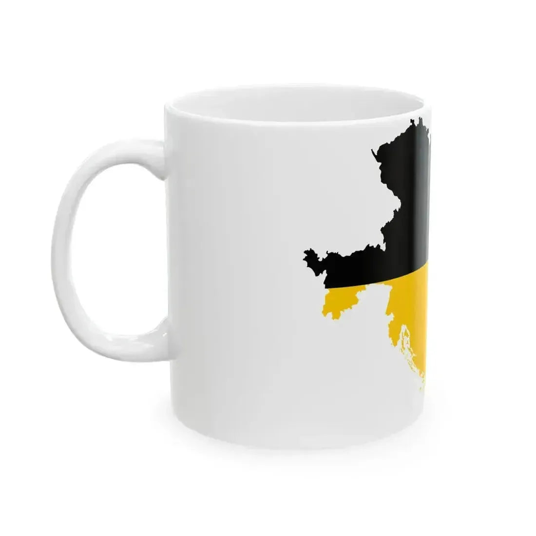 Flag map of the Austro-Hungarian Empire habsburg flag (Hungary) White Coffee Mug - Go Mug Yourself