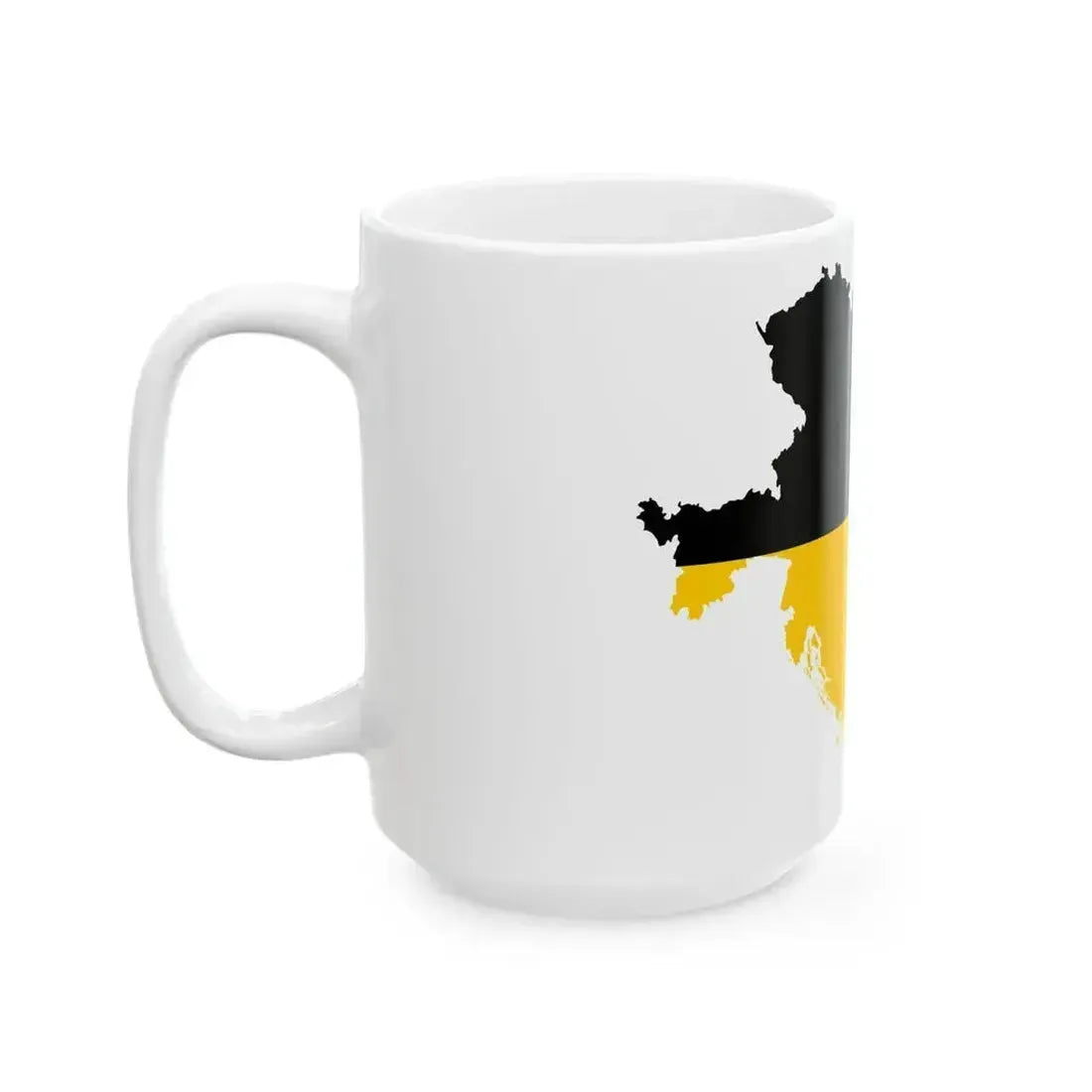 Flag map of the Austro-Hungarian Empire habsburg flag (Hungary) White Coffee Mug - Go Mug Yourself