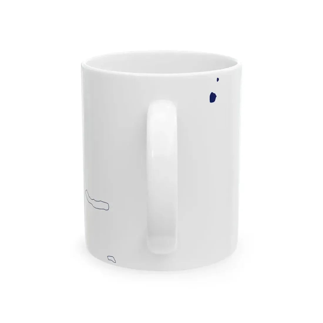 Flag-map of the Azores (Portugal) White Coffee Mug - Go Mug Yourself