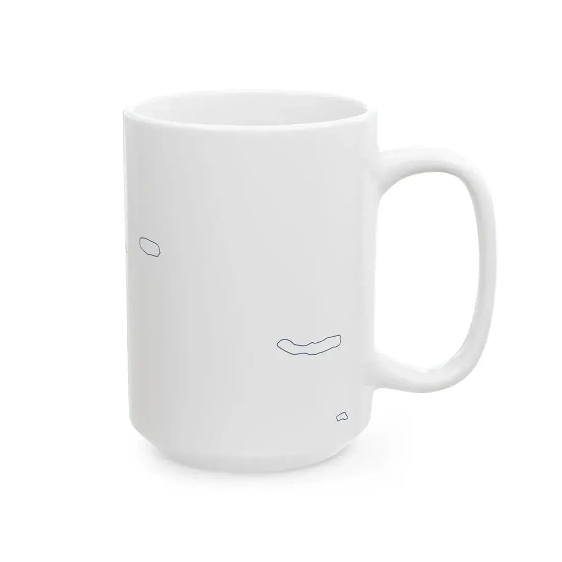 Flag-map of the Azores (Portugal) White Coffee Mug - Go Mug Yourself