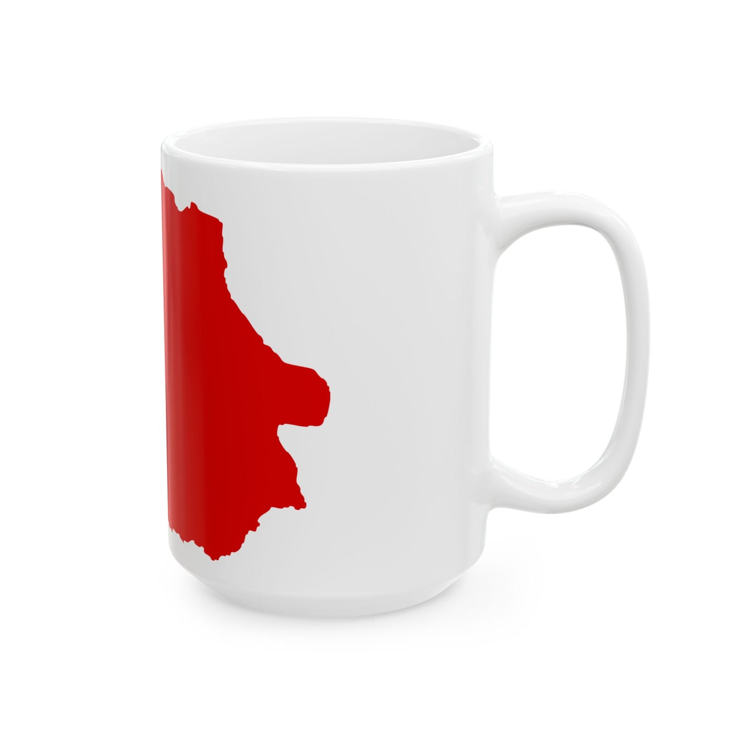 Flag map of the Byelorussian SSR 1939-1941 (Belarus) White Coffee Mug-Go Mug Yourself