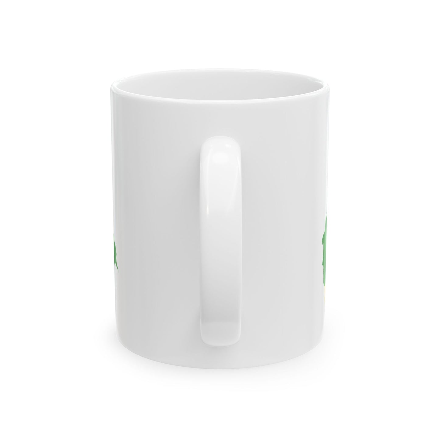 Flag map of the Central African Republic (Central African Republic) White Coffee Mug-Go Mug Yourself