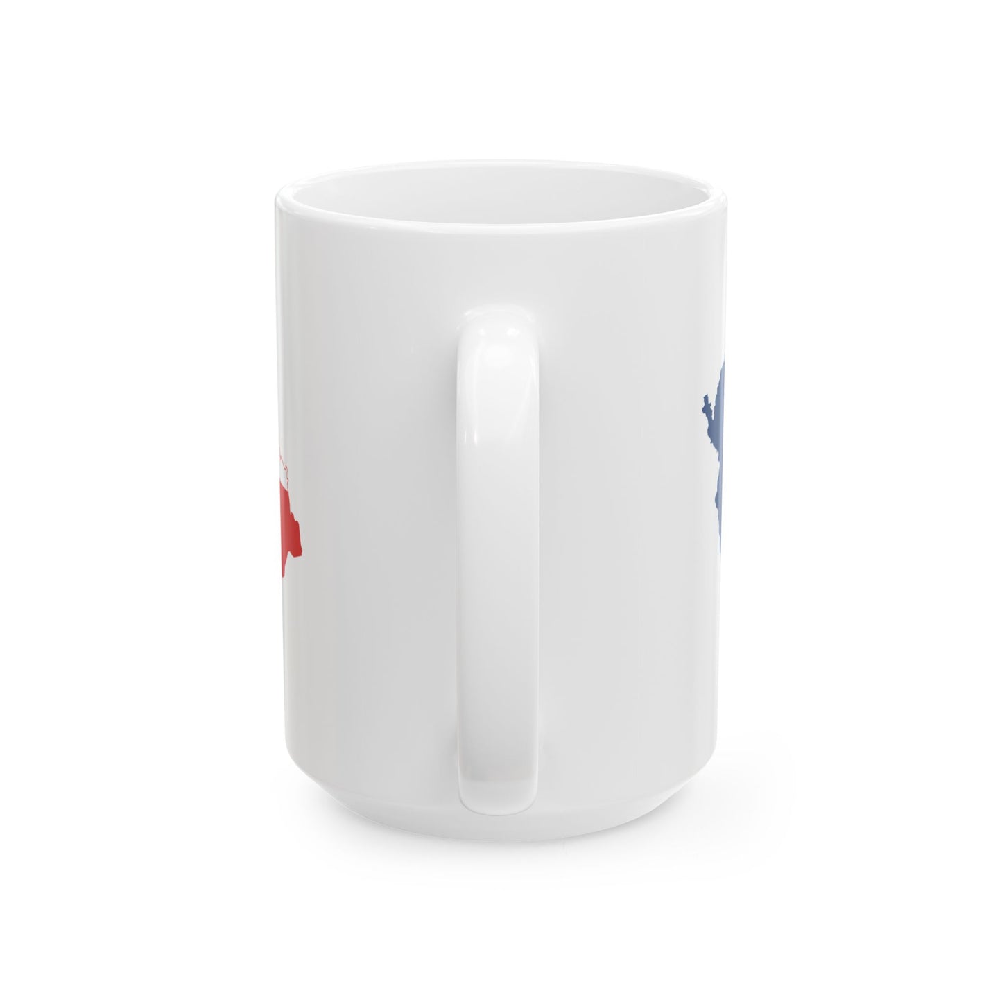 Flag-map of the Czech Republic (Czech Republic) White Coffee Mug-Go Mug Yourself