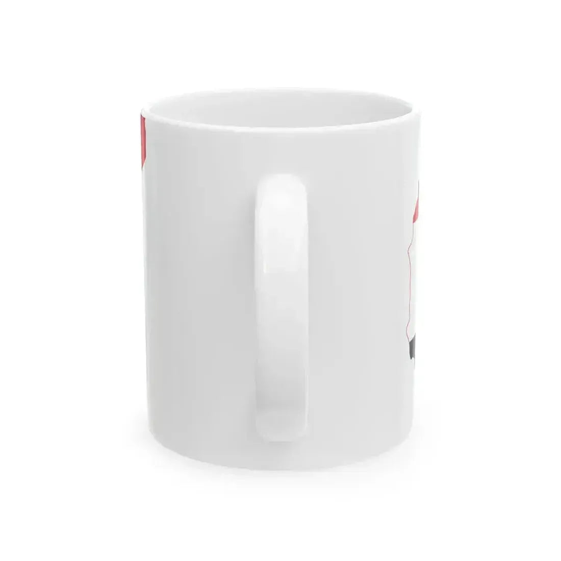 Flag map of the Federation of Arab Republics (Egypt) White Coffee Mug - Go Mug Yourself