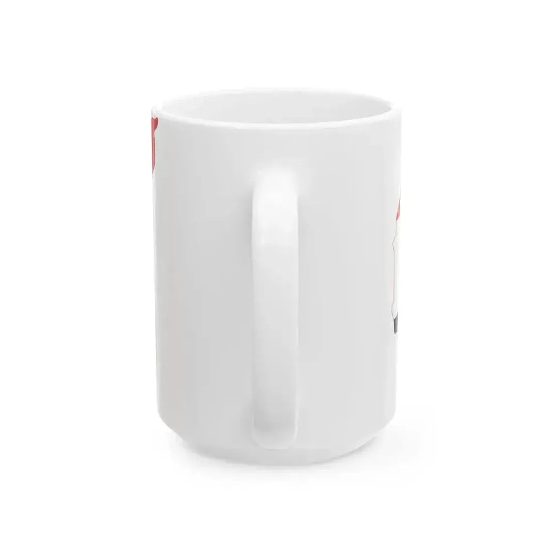 Flag map of the Federation of Arab Republics (Egypt) White Coffee Mug - Go Mug Yourself