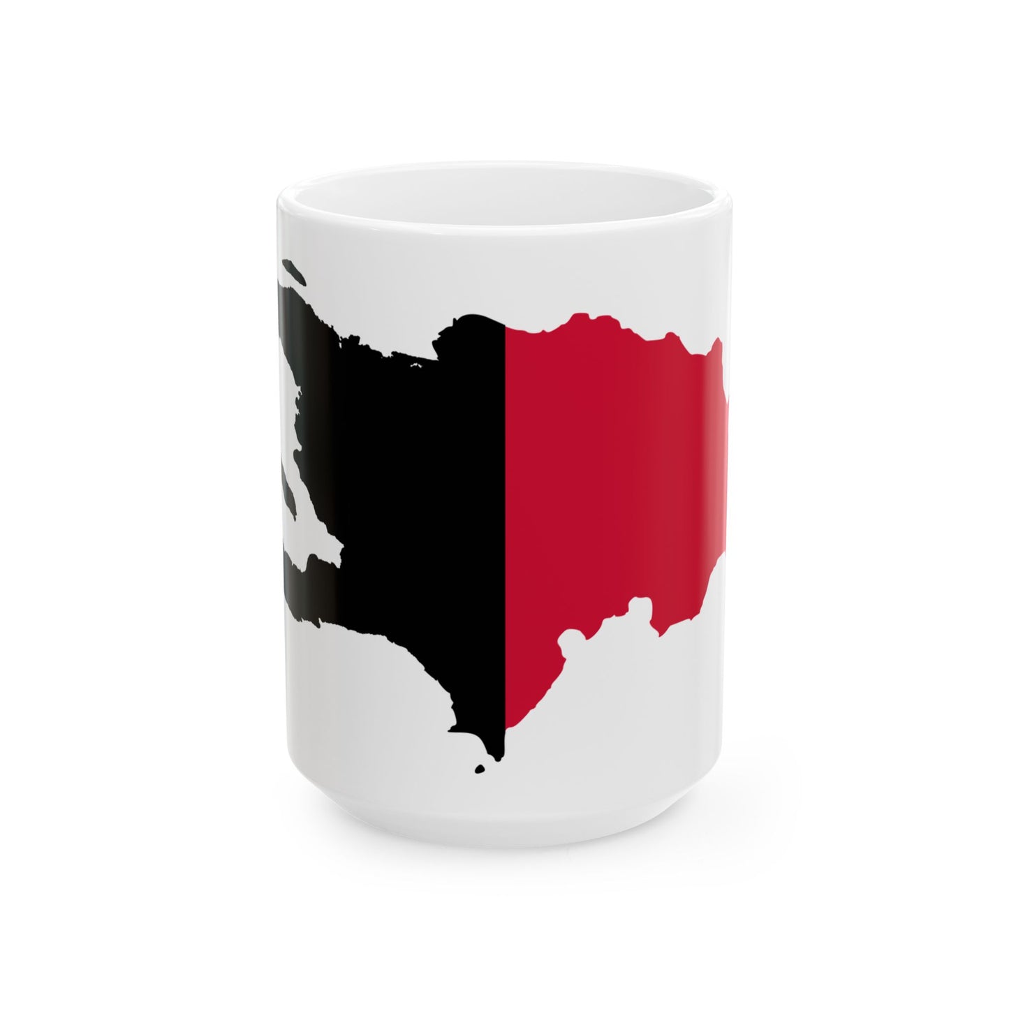 Flag map of the first Empire of Haiti (Haiti) White Coffee Mug-15oz-Go Mug Yourself