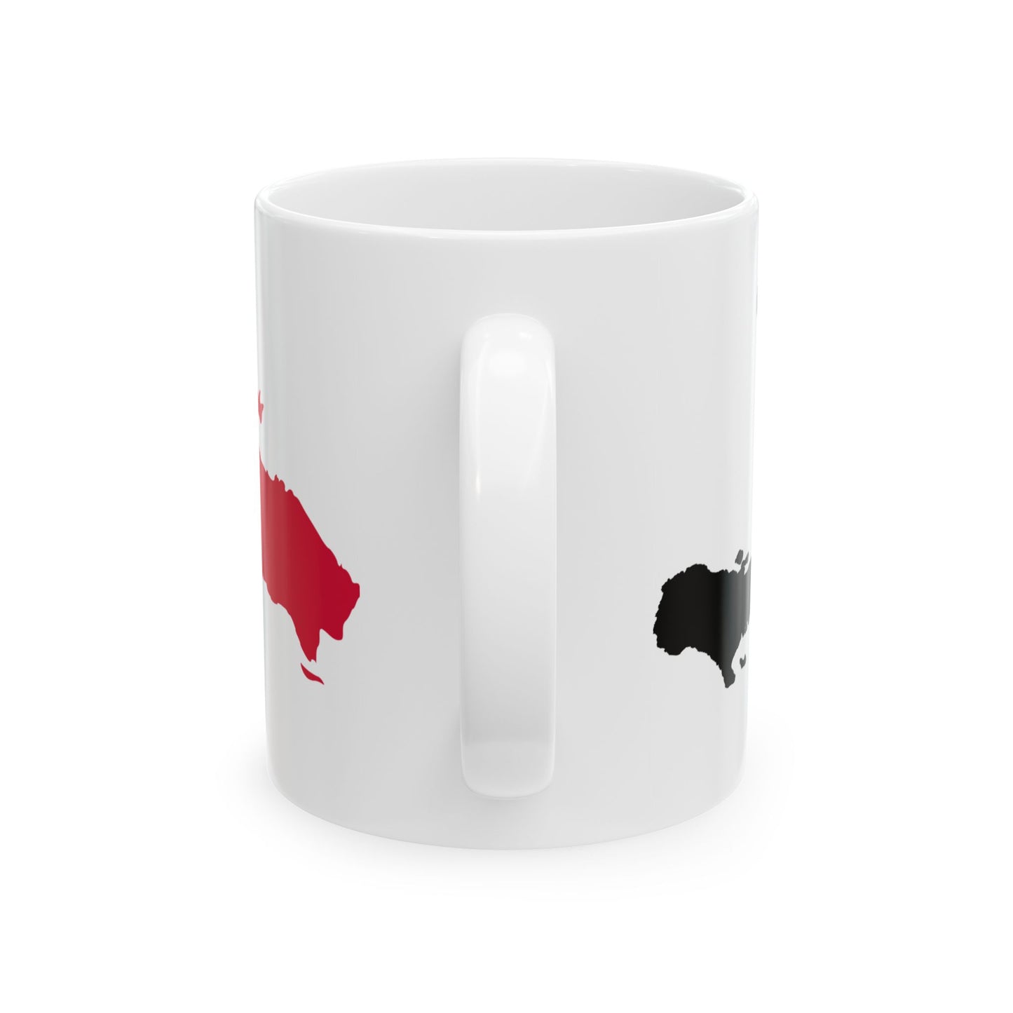 Flag map of the first Empire of Haiti (Haiti) White Coffee Mug-Go Mug Yourself
