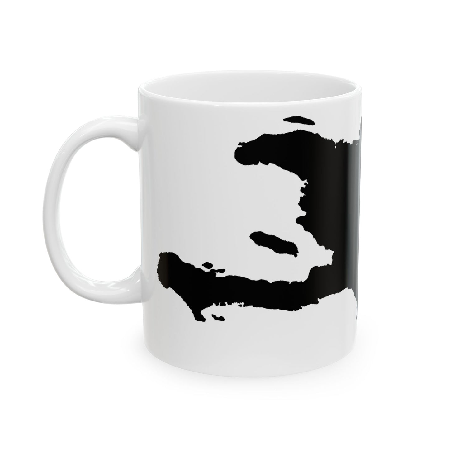 Flag map of the first Empire of Haiti (Haiti) White Coffee Mug-Go Mug Yourself