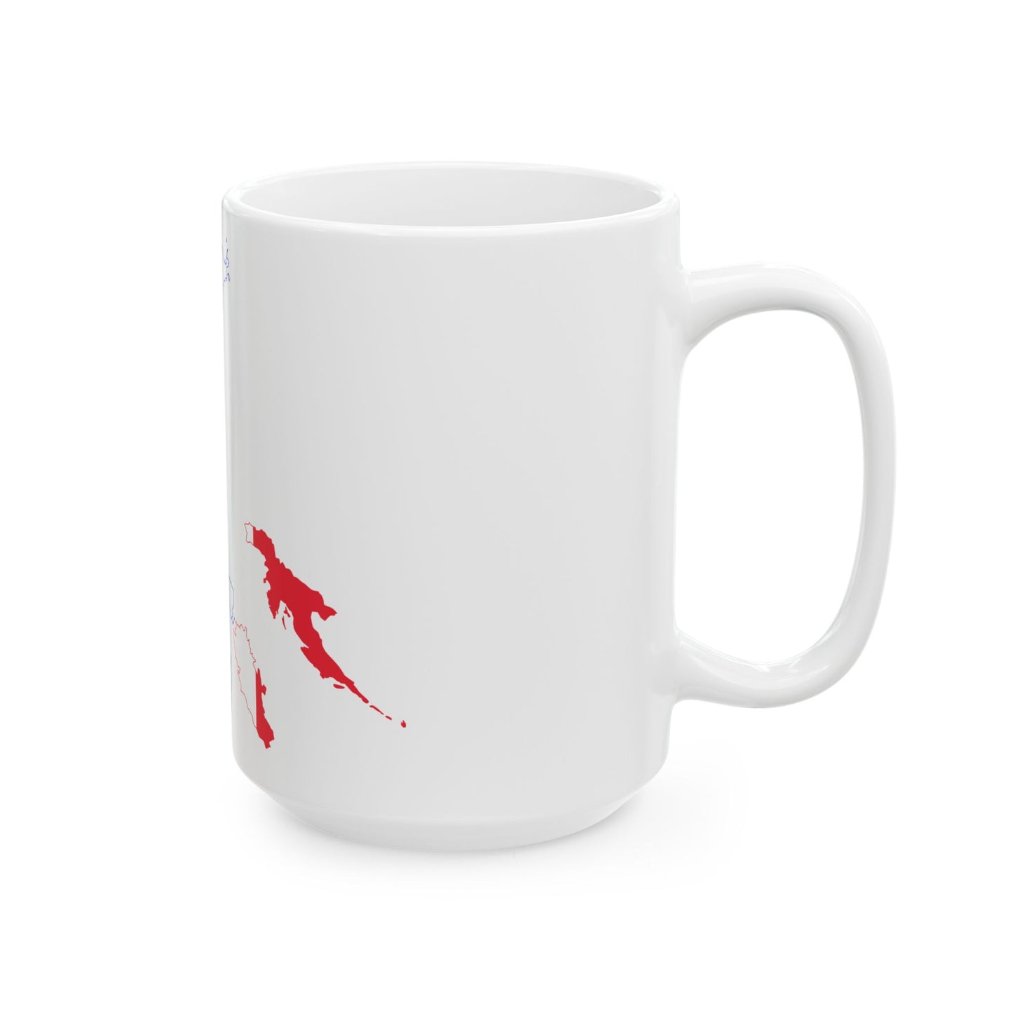 Flag-map of the First French Empire (France) White Coffee Mug-Go Mug Yourself