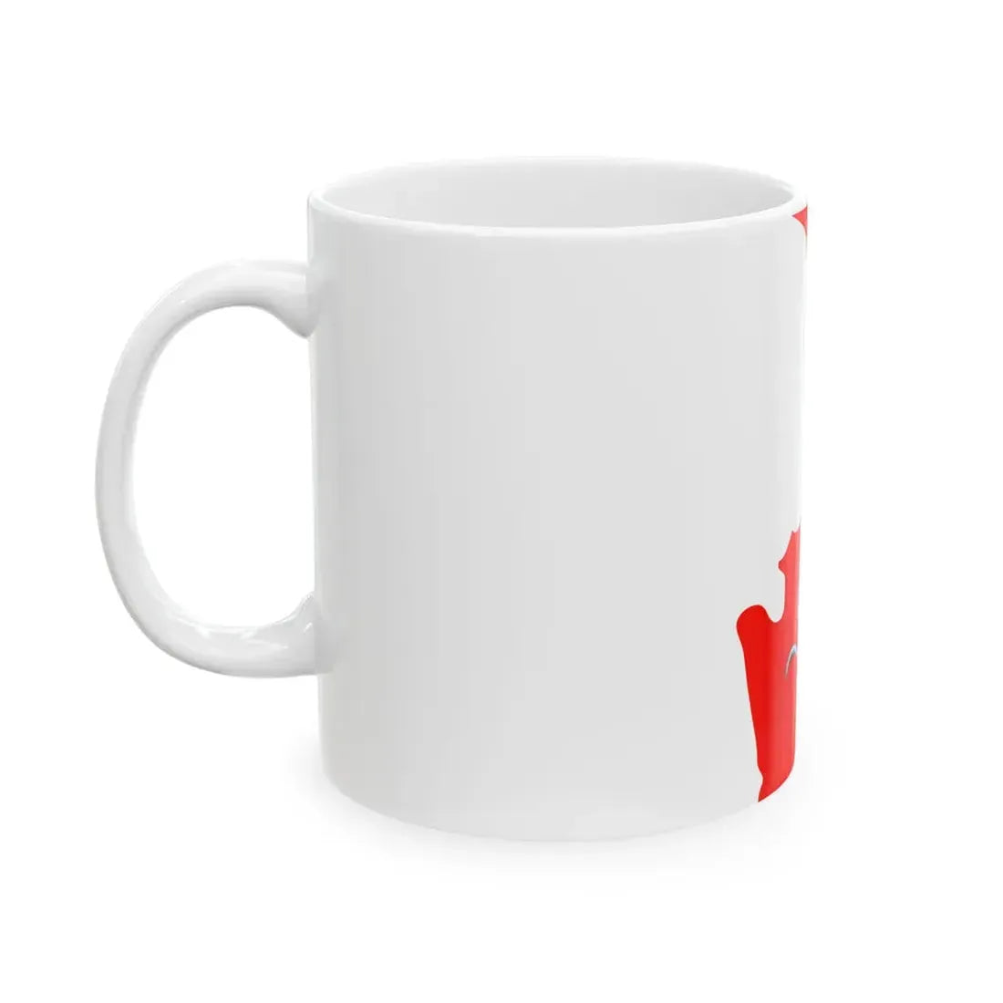 Flag-map of the Free Territory of Trieste (Italy) White Coffee Mug - Go Mug Yourself