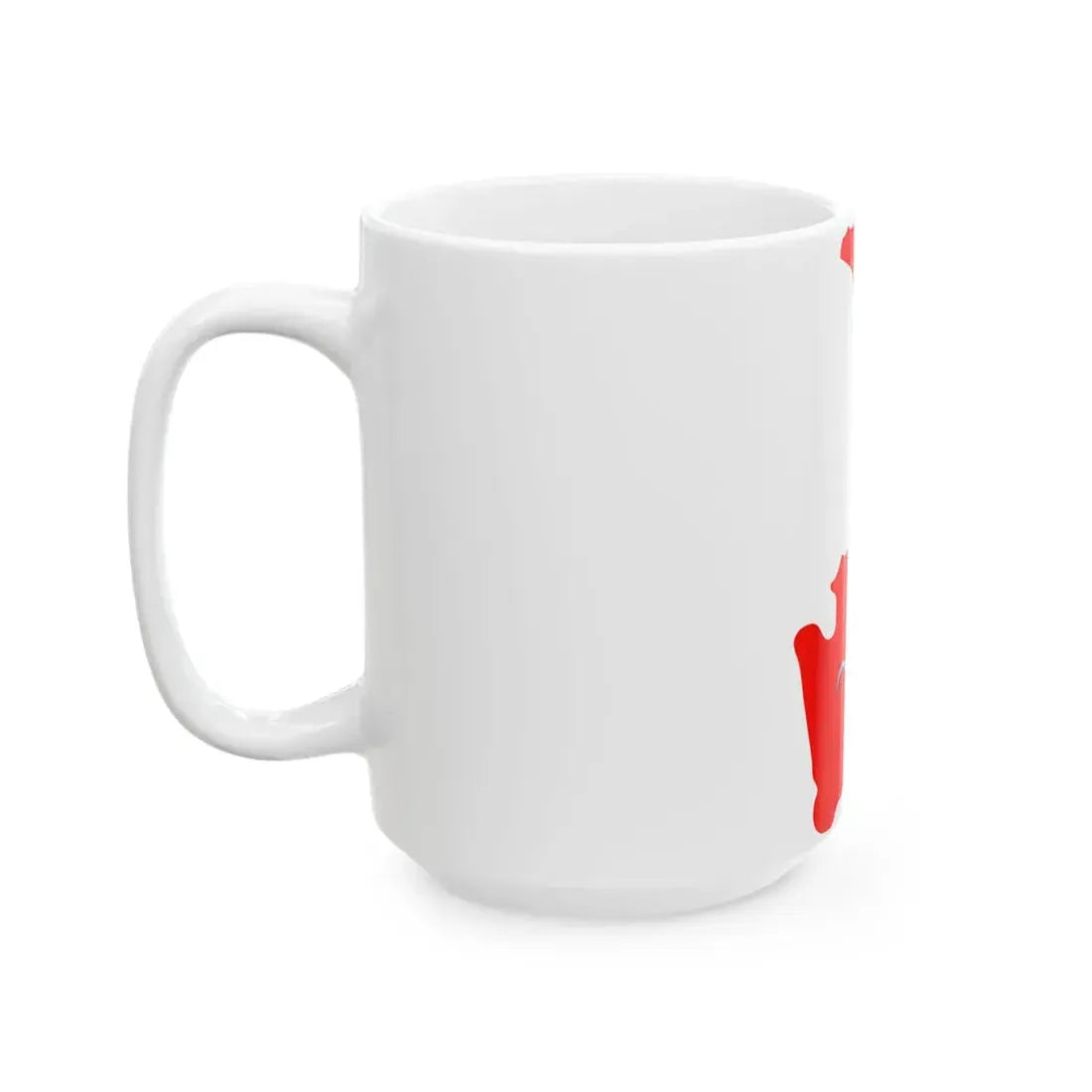 Flag-map of the Free Territory of Trieste (Italy) White Coffee Mug - Go Mug Yourself