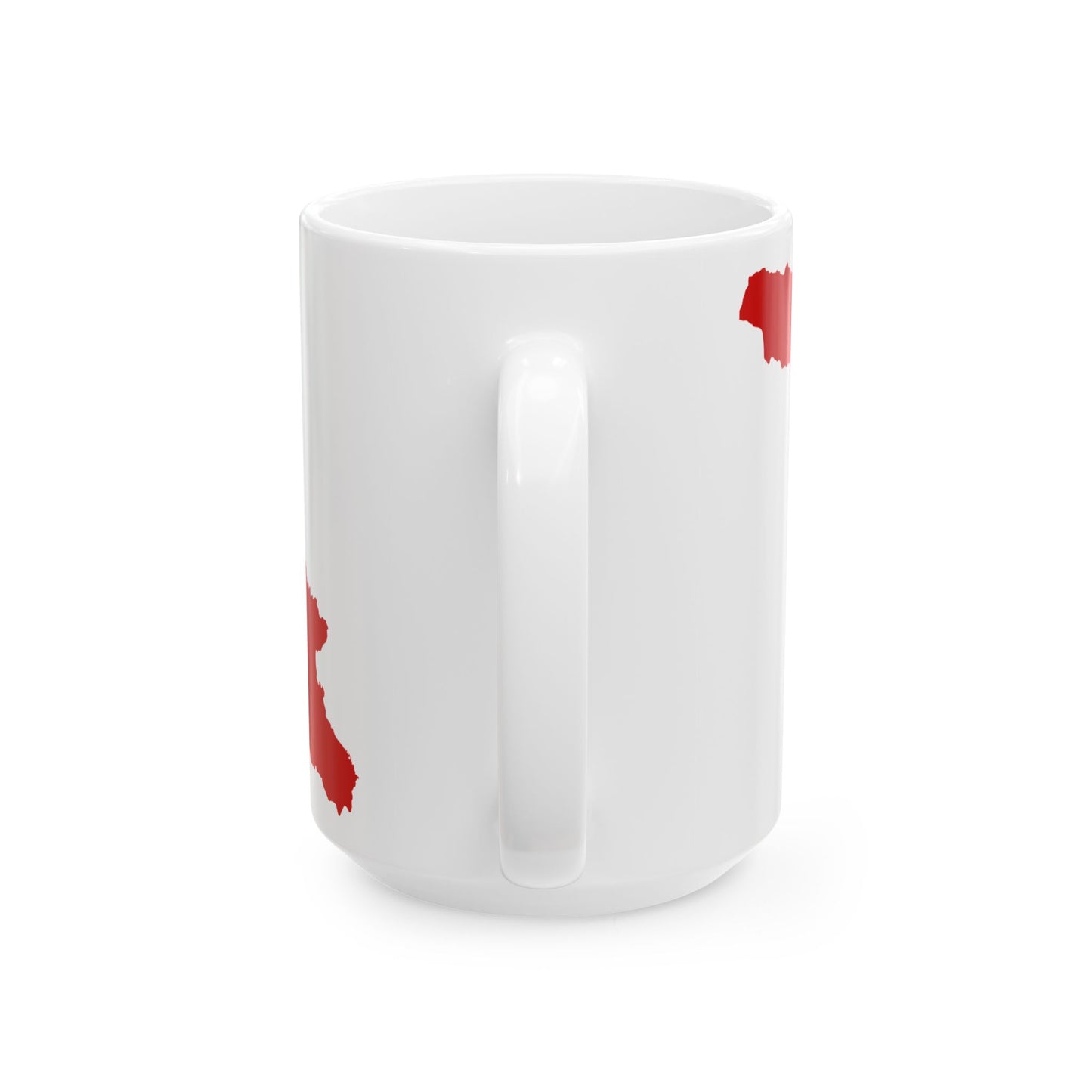 Flag map of the Georgian SSR 1931-1937 (Georgia) White Coffee Mug-Go Mug Yourself