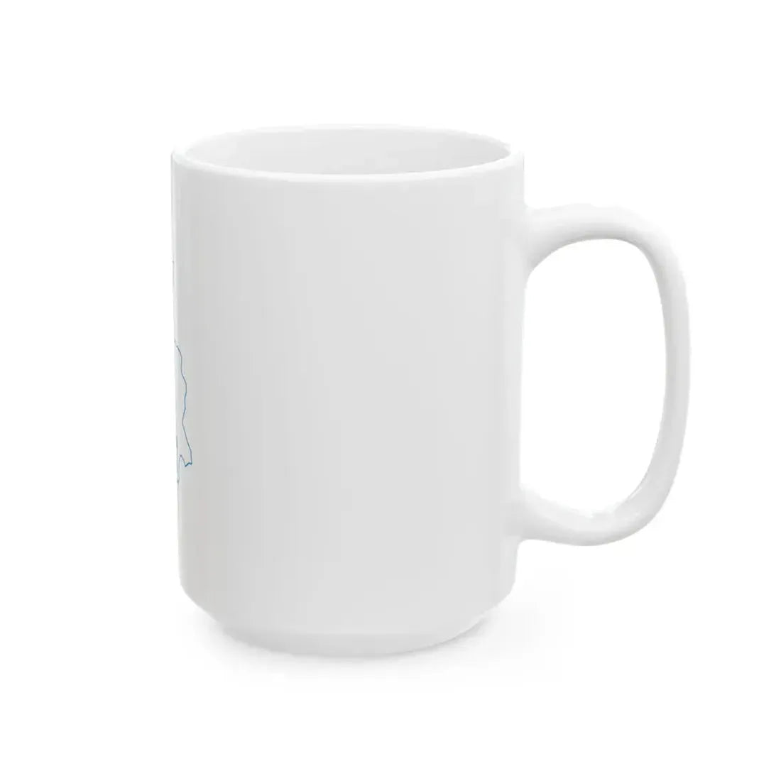 Flag-map of the German-speaking Community of Belgium (Belgium) White Coffee Mug - Go Mug Yourself