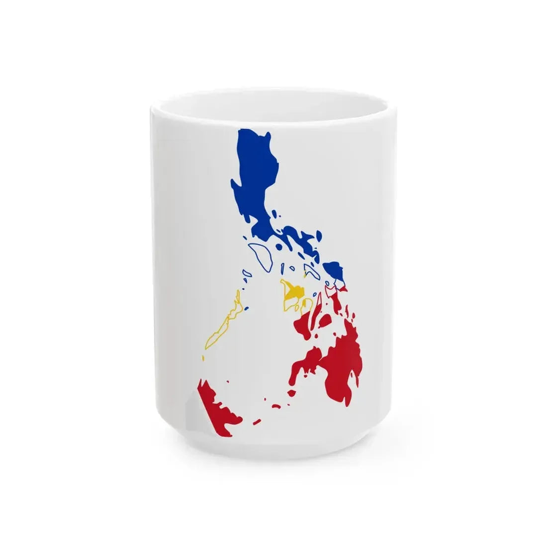Flag-map of the Greater Philippines (Philippines) White Coffee Mug 15oz - Go Mug Yourself