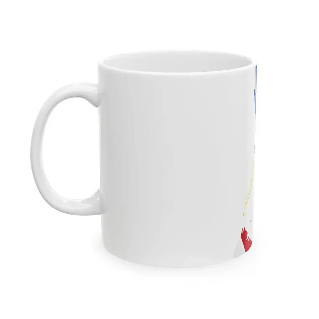 Flag-map of the Greater Philippines (Philippines) White Coffee Mug - Go Mug Yourself