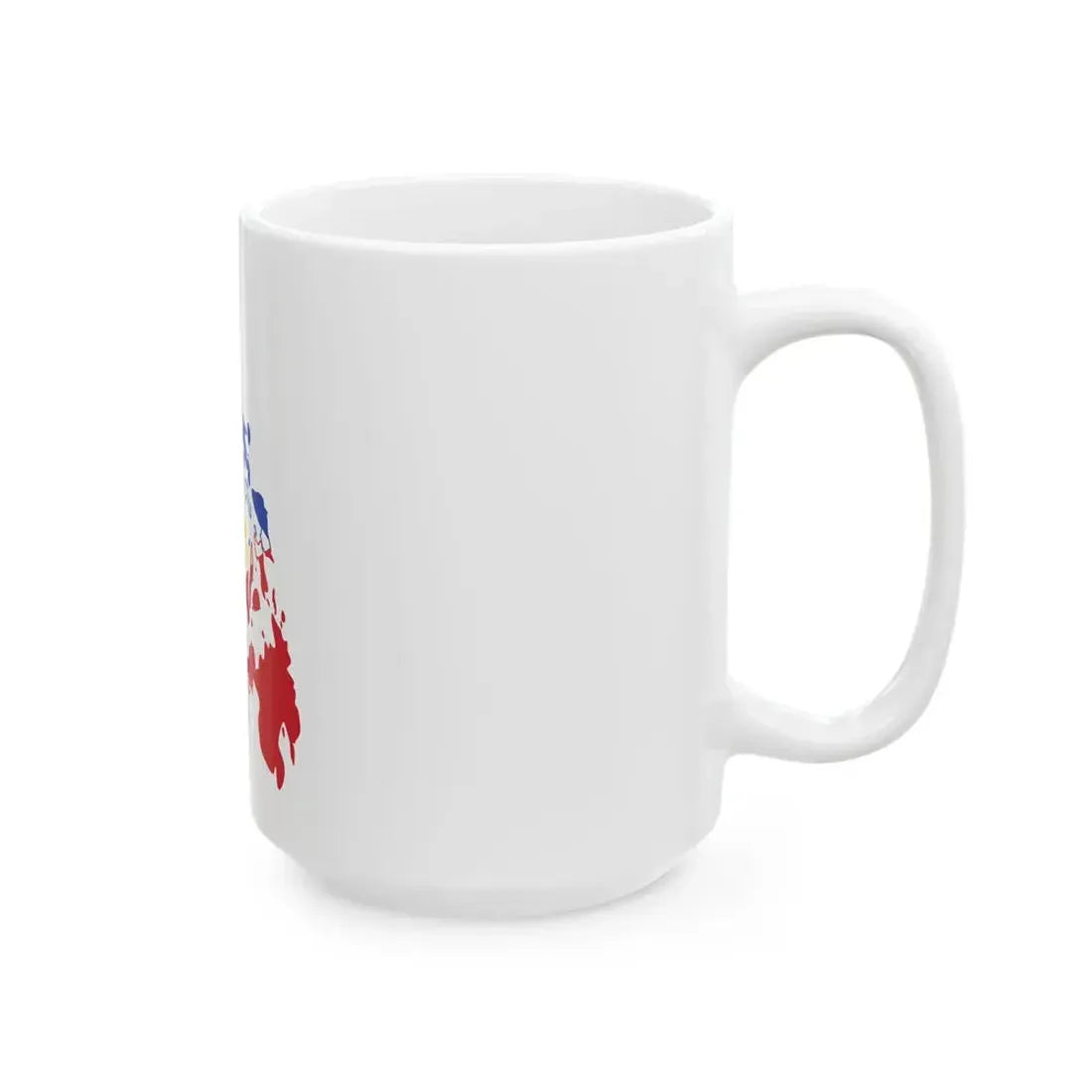 Flag-map of the Greater Philippines (Philippines) White Coffee Mug - Go Mug Yourself