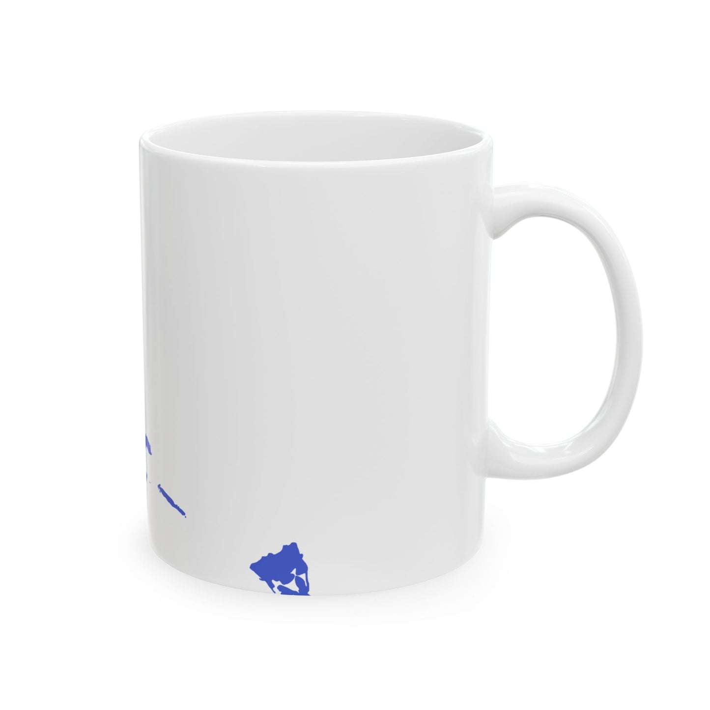 Flag map of the Italian governate of Dalmatia 1941-1943 (Croatia) White Coffee Mug-Go Mug Yourself