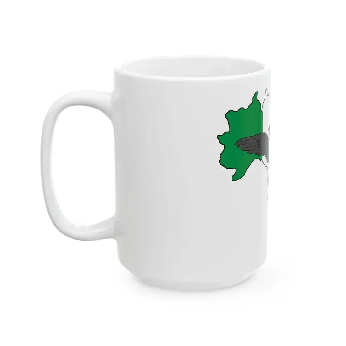 Flag map of the Italian Social Republic (Italy) White Coffee Mug - Go Mug Yourself