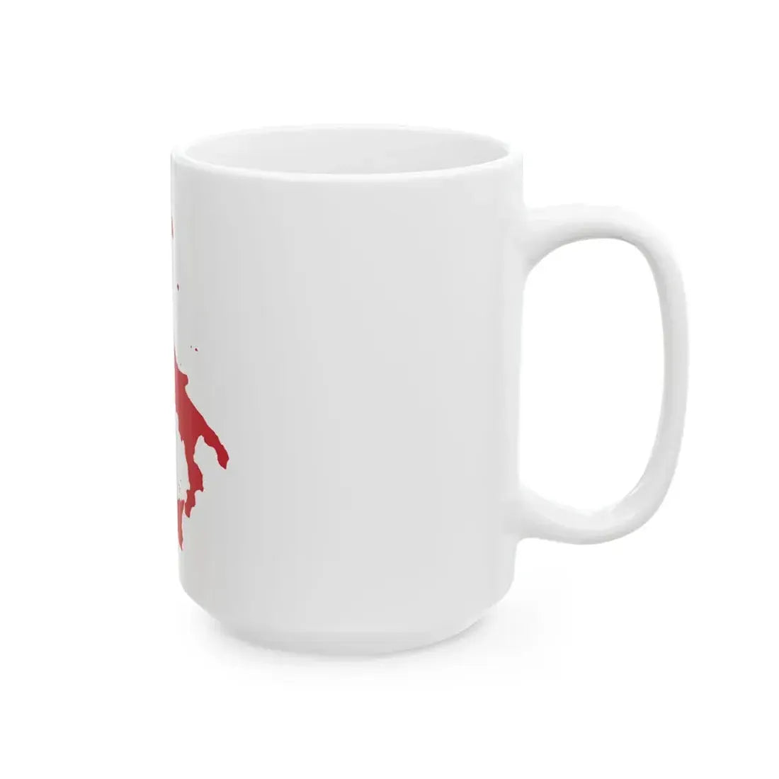 Flag-map of the Kingdom of Italy 1861-1946 (Italy) White Coffee Mug - Go Mug Yourself