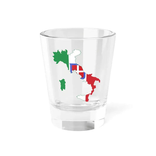 Flag map of the Kingdom of Italy 1866 (Italy) Shot Glass 1.5oz 1.5oz - Go Mug Yourself