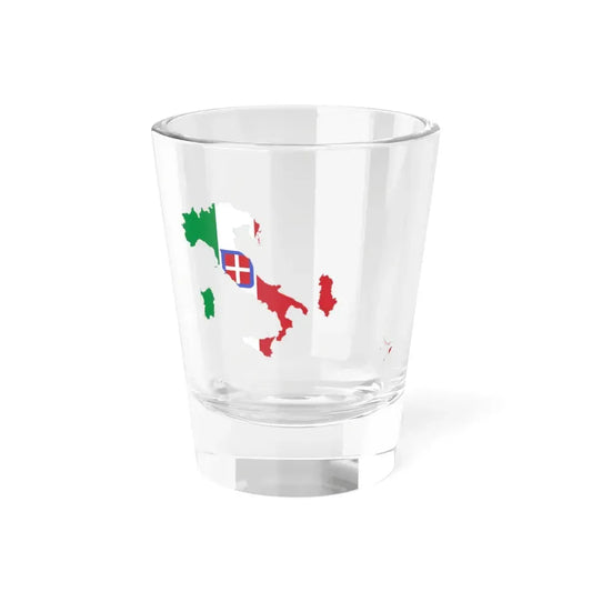 Flag map of the Kingdom of Italy 1940 (Italy) Shot Glass 1.5oz 1.5oz - Go Mug Yourself