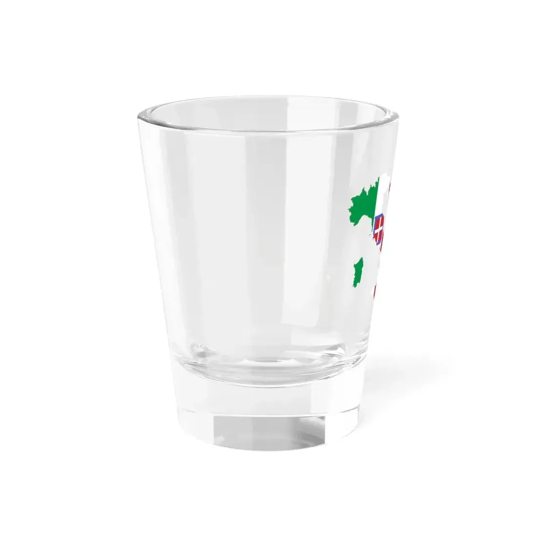 Flag map of the Kingdom of Italy 1940 (Italy) Shot Glass 1.5oz - Go Mug Yourself