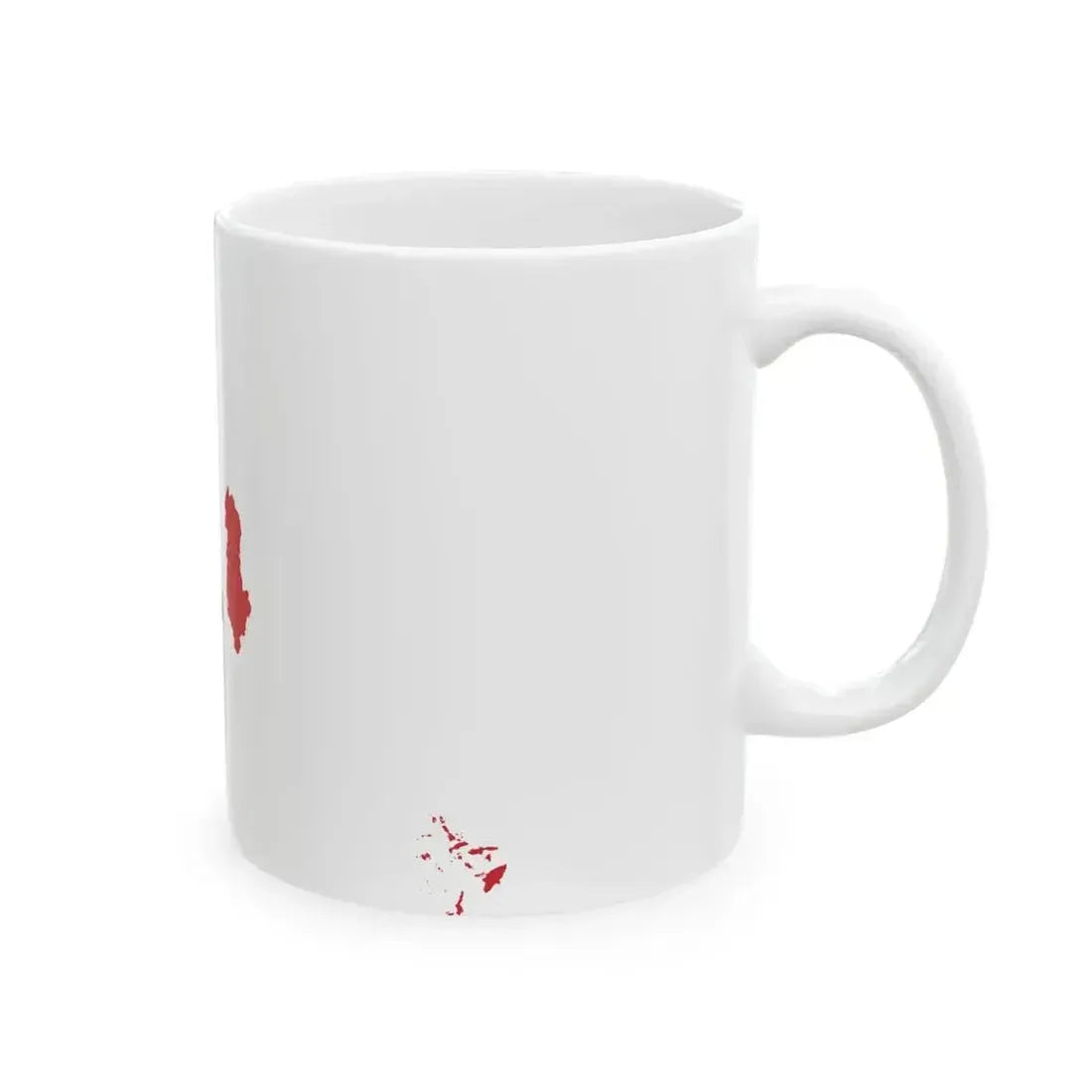Flag map of the Kingdom of Italy 1940 (Italy) White Coffee Mug - Go Mug Yourself