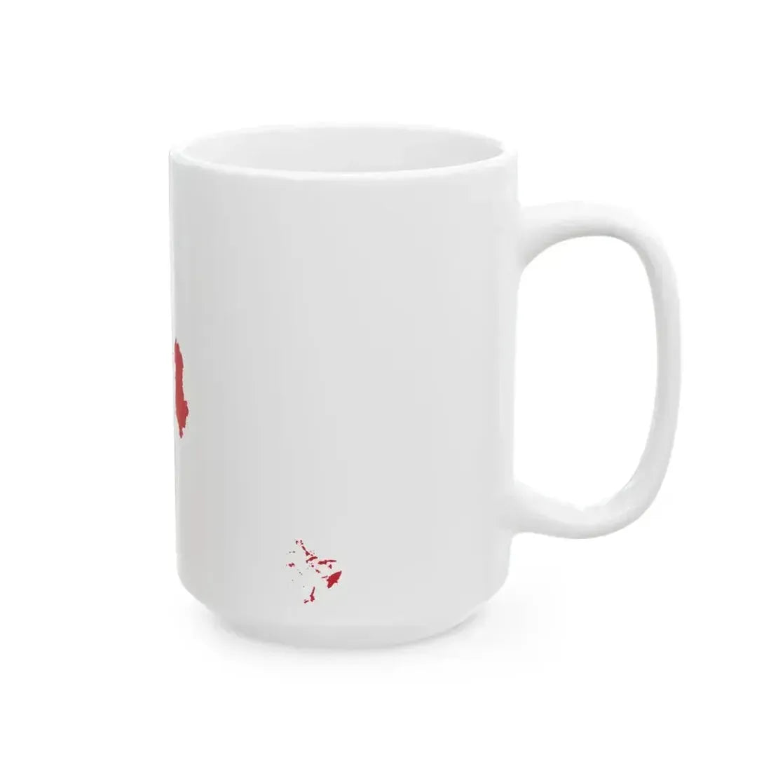 Flag map of the Kingdom of Italy 1940 (Italy) White Coffee Mug - Go Mug Yourself