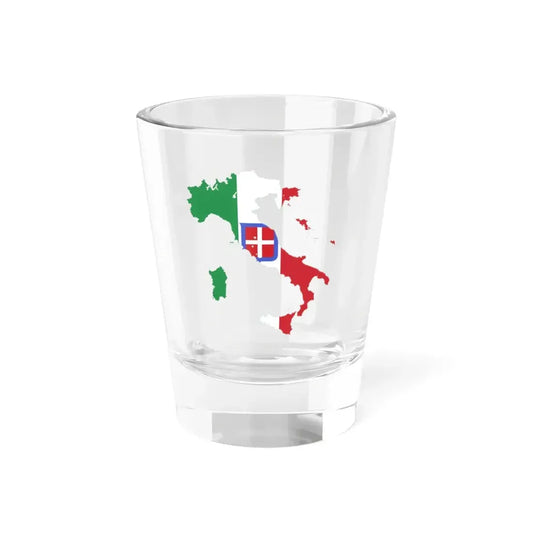 Flag map of the Kingdom of Italy 1942 (Italy) Shot Glass 1.5oz 1.5oz - Go Mug Yourself