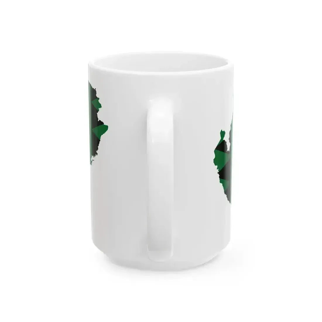 Flag map of the Kingdom of Lombardy-Venetia (Italy) White Coffee Mug - Go Mug Yourself