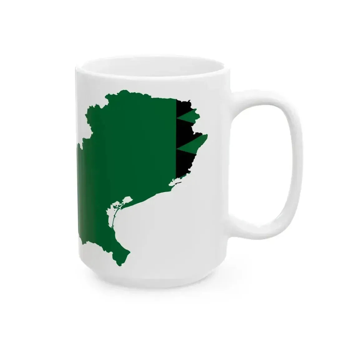 Flag map of the Kingdom of Lombardy-Venetia (Italy) White Coffee Mug - Go Mug Yourself