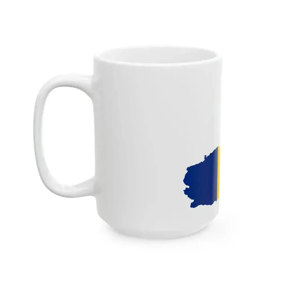 Flag map of the Kingdom of Romania 1914 (Oman) White Coffee Mug - Go Mug Yourself