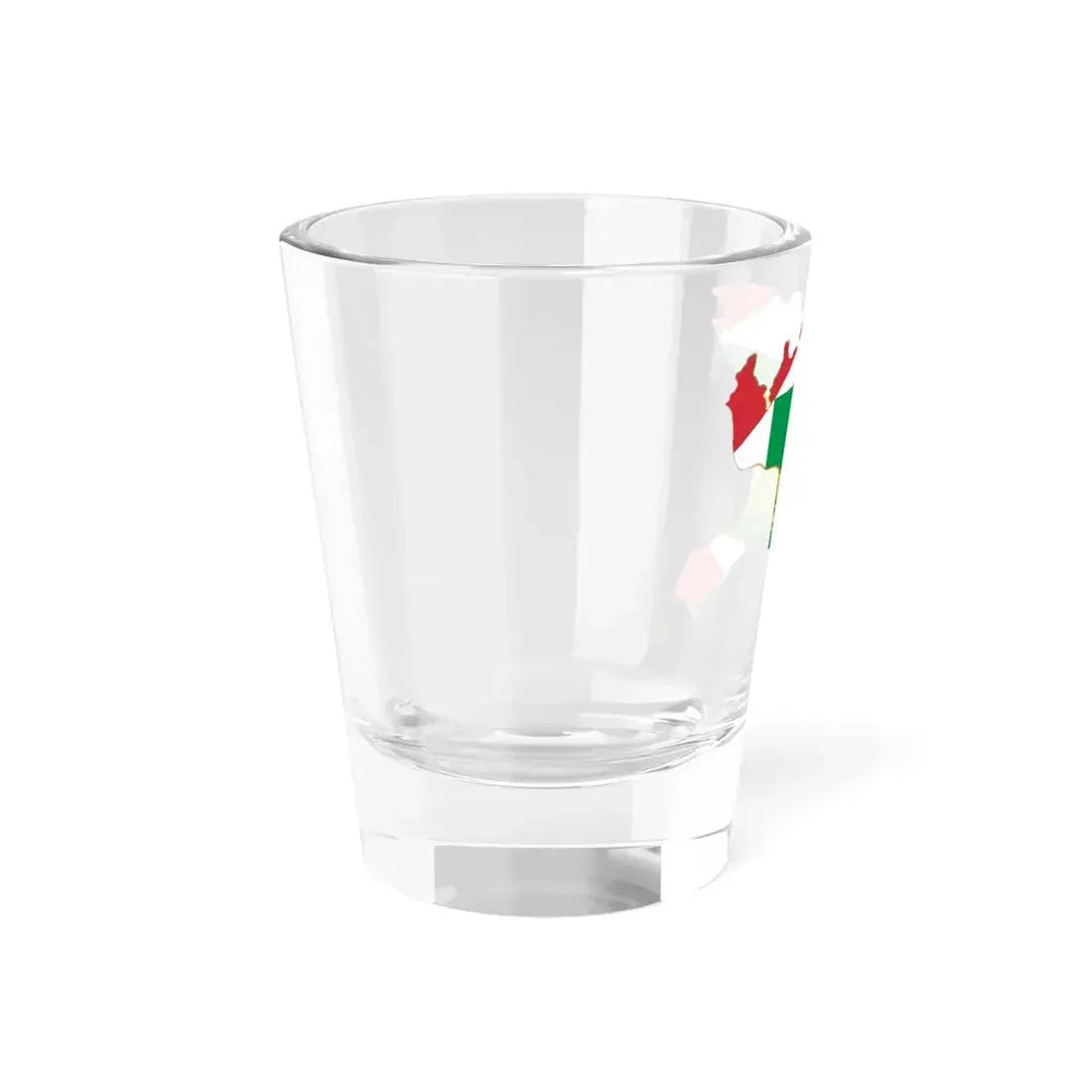 Flag map of the Napoleonic Kingdom of Italy (Italy) Shot Glass 1.5oz - Go Mug Yourself